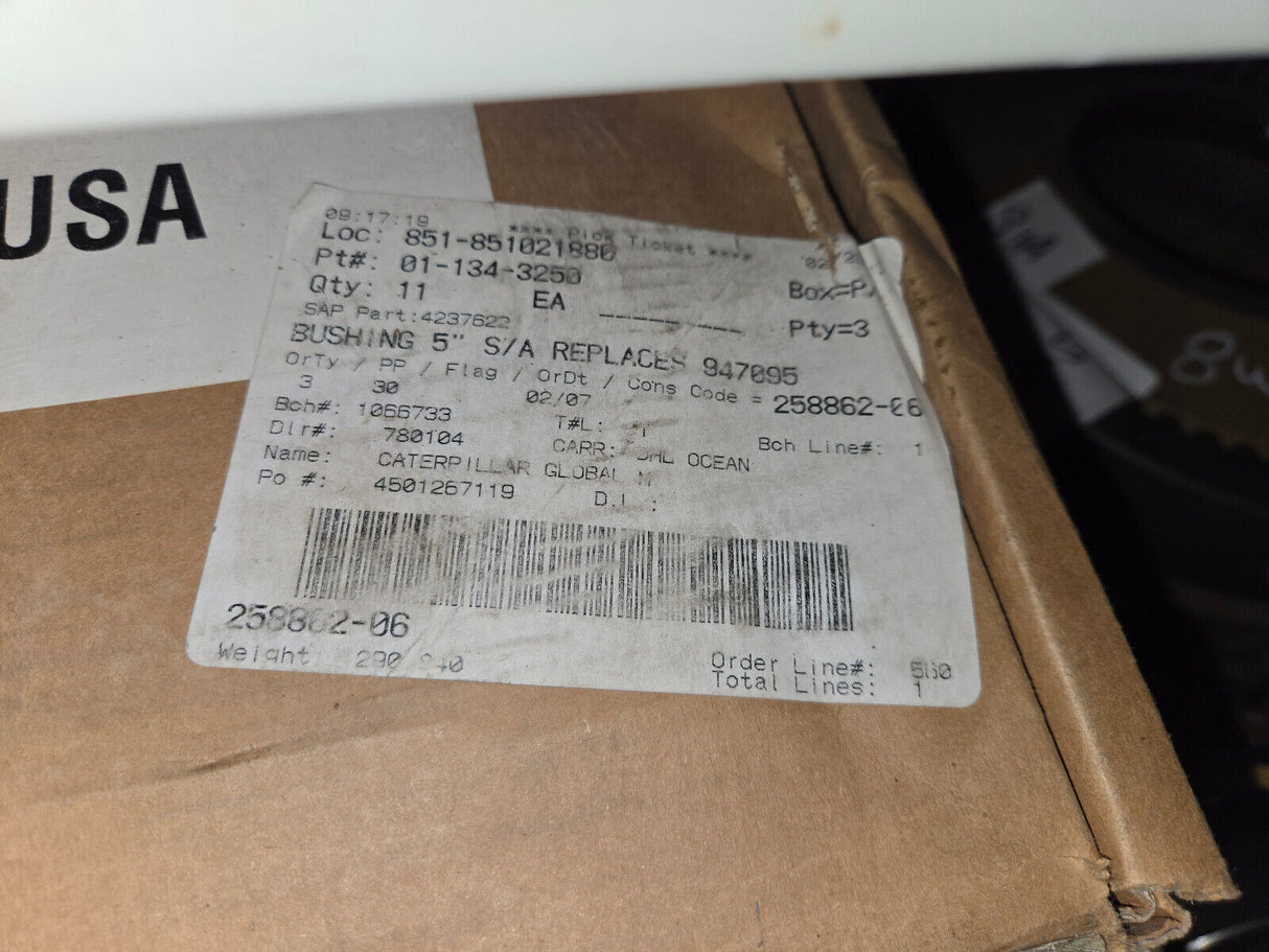 CATERPILLAR BUCYRUS OEM 423-7622 4237622 BUSHING 134-3250 196.85mm OD 1343250