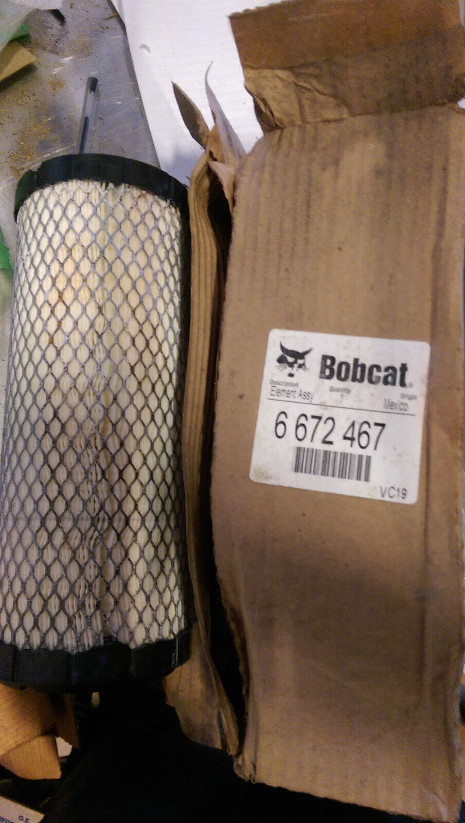 BOBCAT Outer Air Filter, 6672467