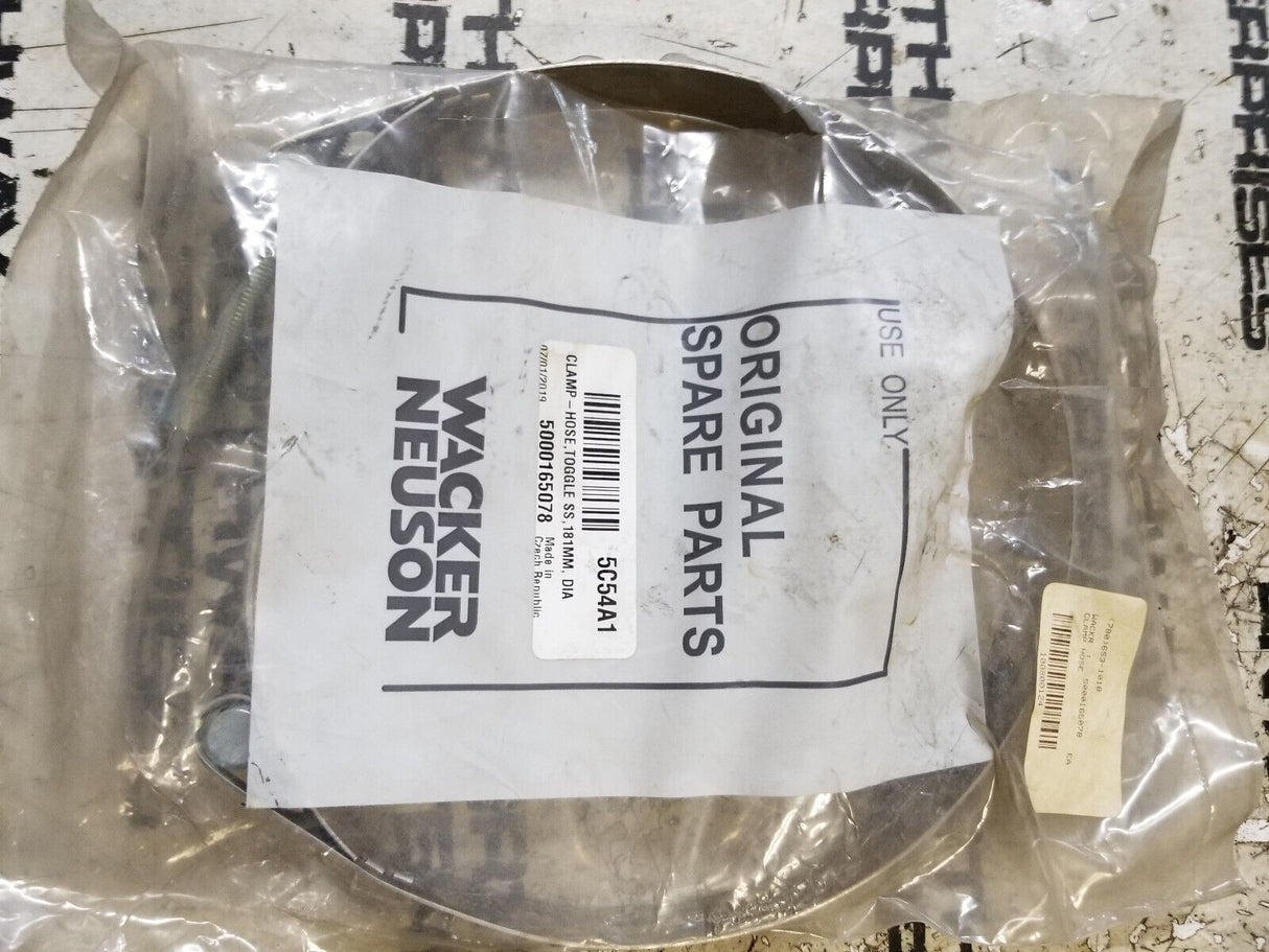 Wacker Bellows Clamp BS60-2, BS60-4, BS70-2i for Bellows 1006882 | 5000165078