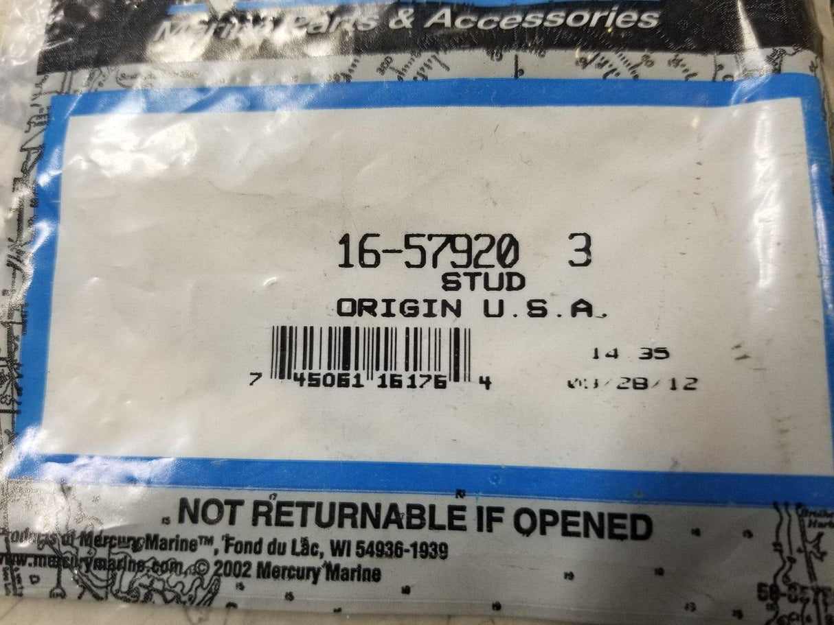 QUICKSILVER 16-57920 Mercury Stud