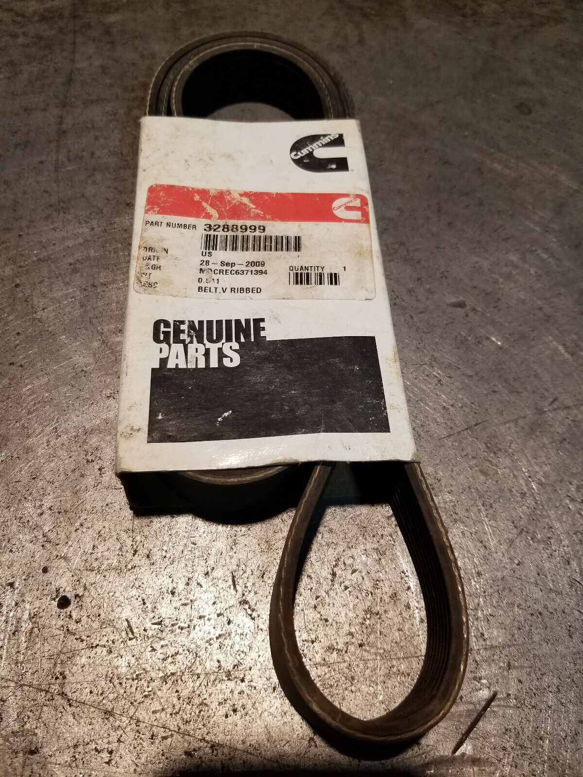 CUMMINS BELT 3288999
