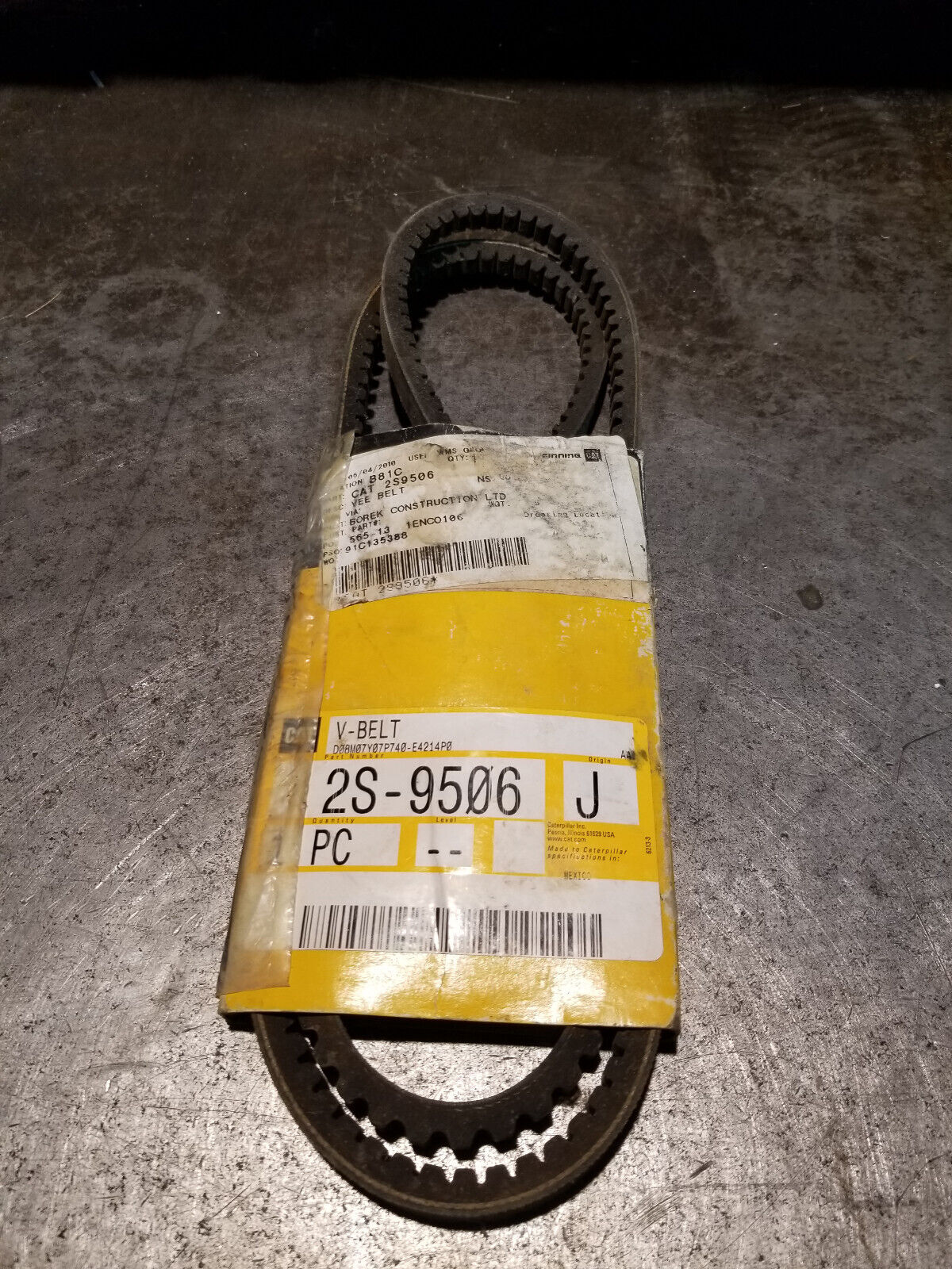 CATERPILLAR 2S-9506 2S9506 BELT