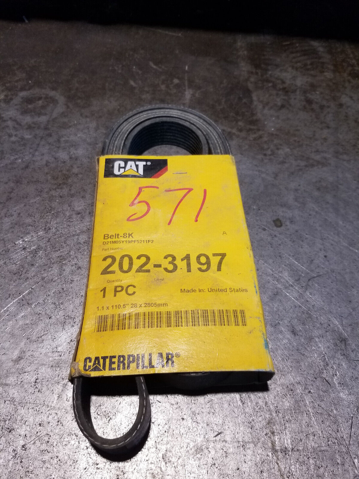 CATERPILLAR 202-3197 2023197 BELT