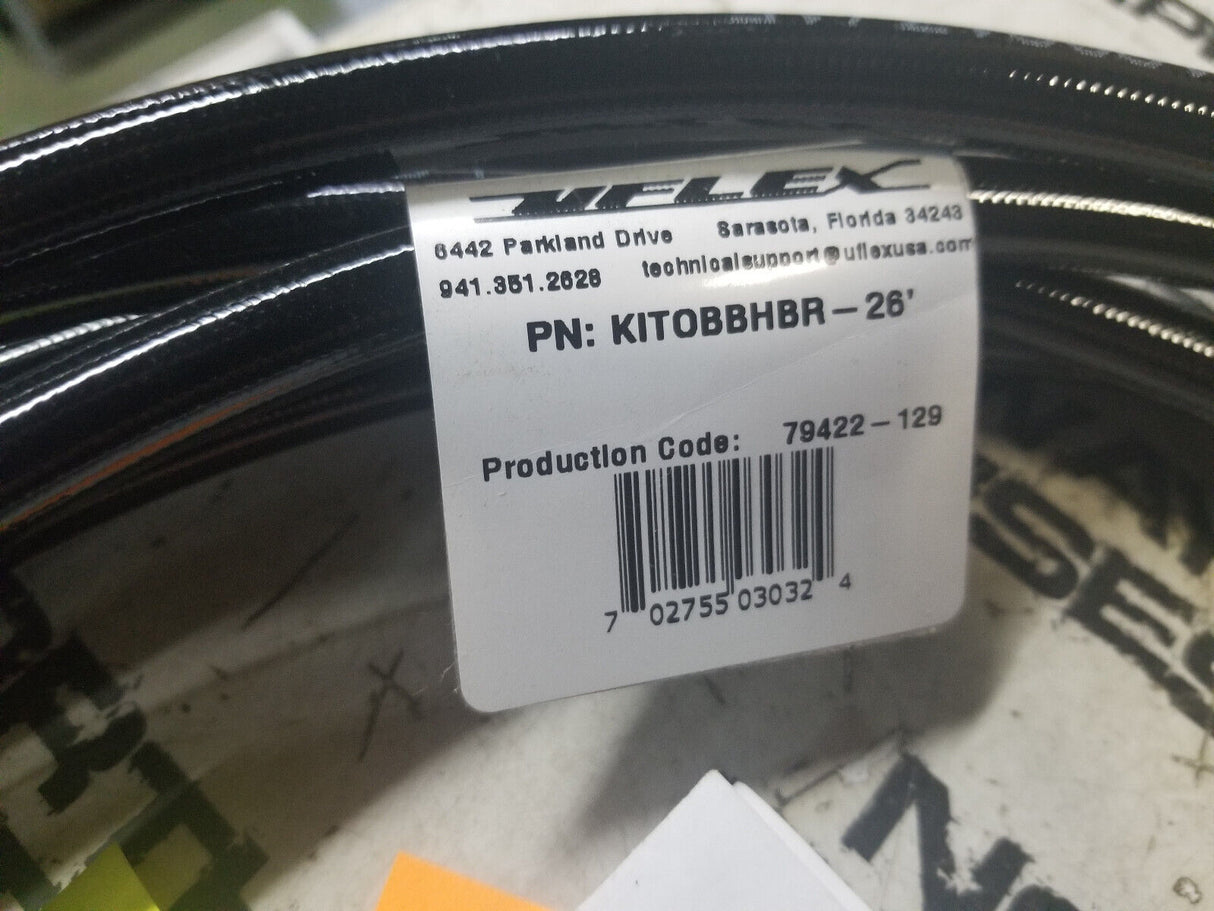 Uflex BBHBR 26 foot Boat Hydraulic Steering Hose Kit KIT0BBHBR