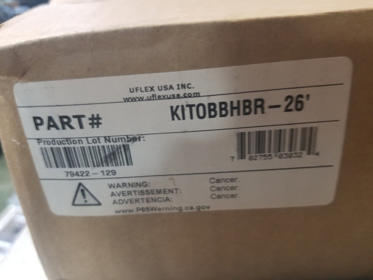 Uflex BBHBR 26 foot Boat Hydraulic Steering Hose Kit KIT0BBHBR