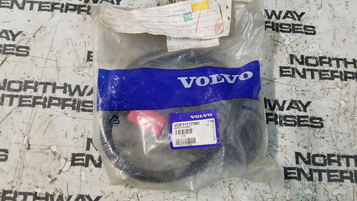 VOLVO 11117380 HEADLIGHT WIRE HARNESS VOE 11117380 A25D A25E A30D A30E