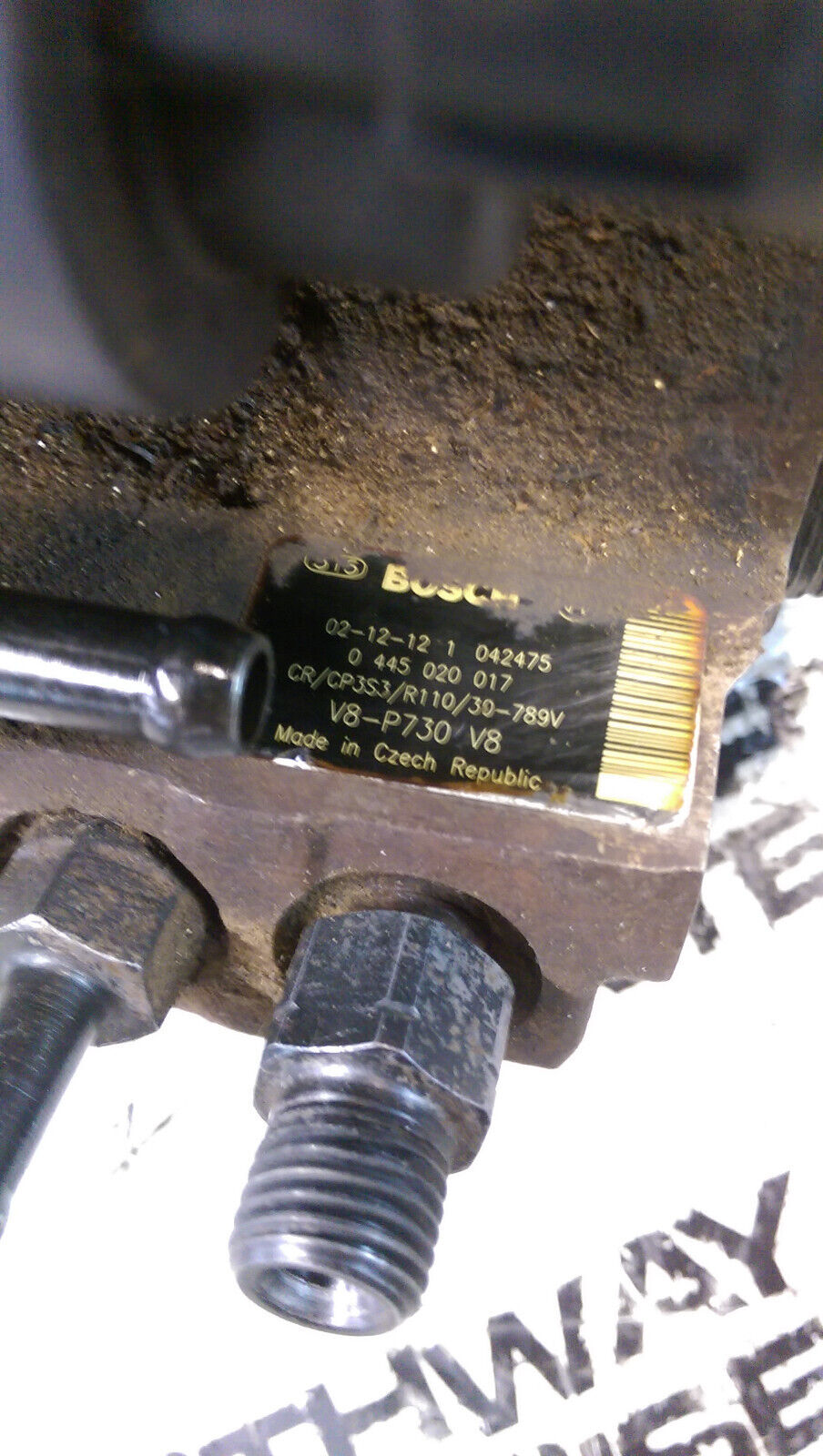 CORE 0445020017 Bosch CP3 Pump GM Duramax CORE / FOR PARTS 8972080732 refv8