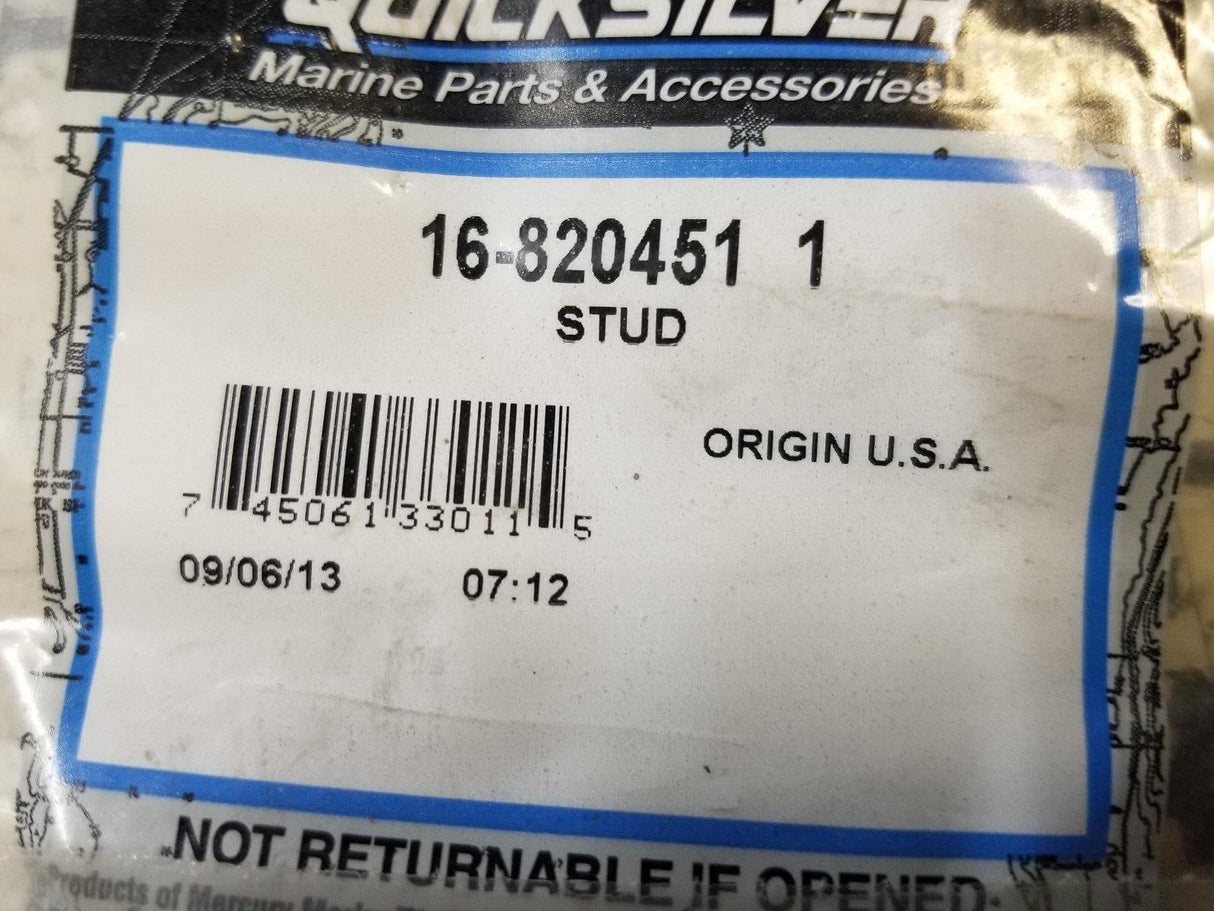 QUICKSILVER 16-820451 Mercury Stud