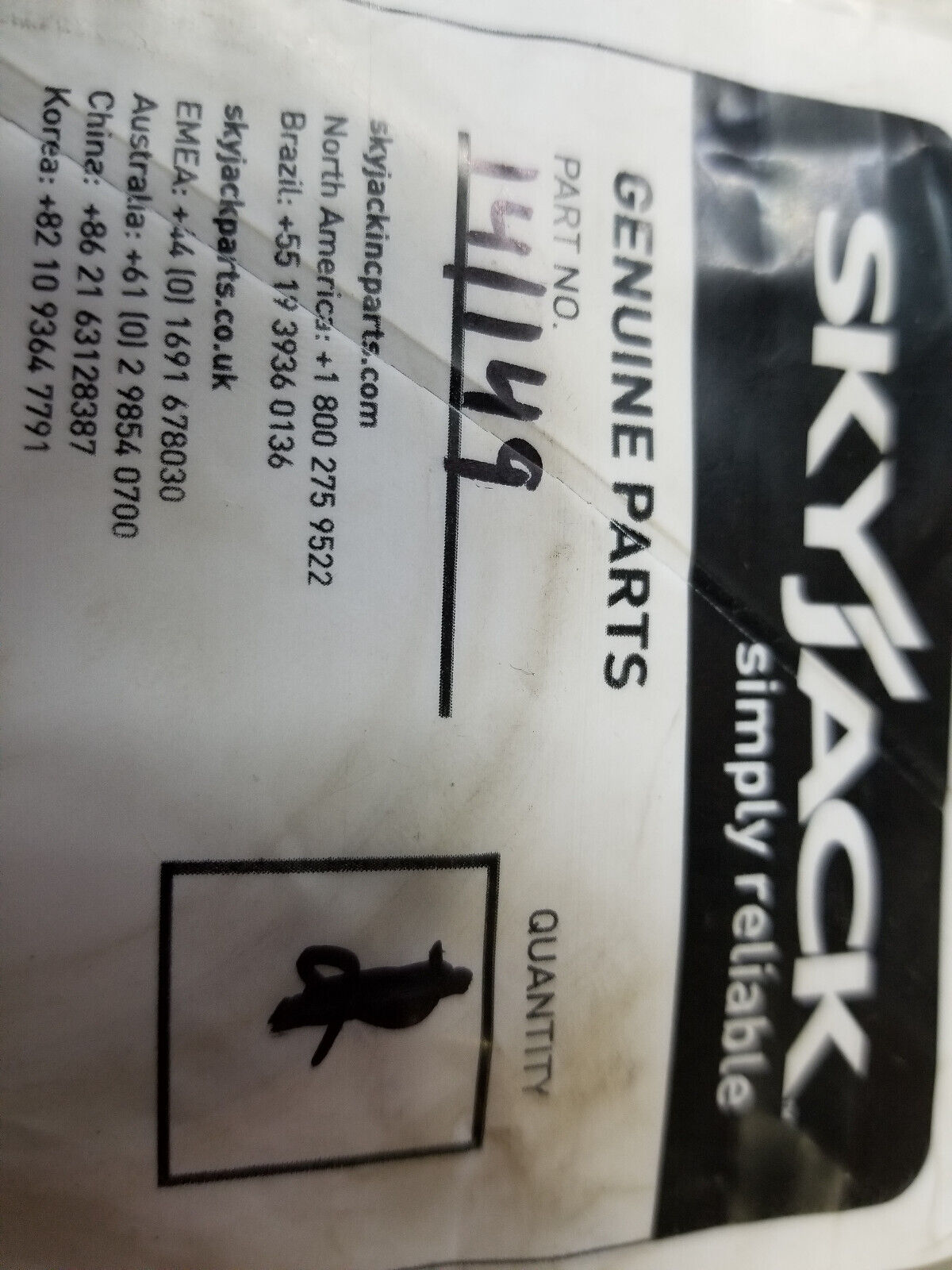 Skyjack 141149 SEAL