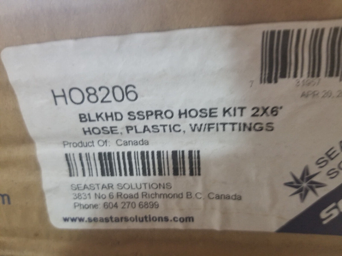 Seastar HO8026 SeaStar Single Bulkhead Hose Kit 2x 26ft. HO8626
