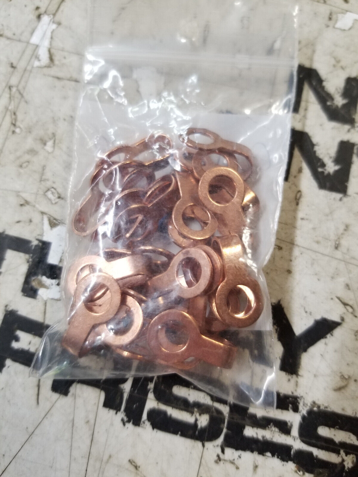 BAG OF 12 - CUMMINS 4942278 Fuel Return Line Banjo Bolt Seal