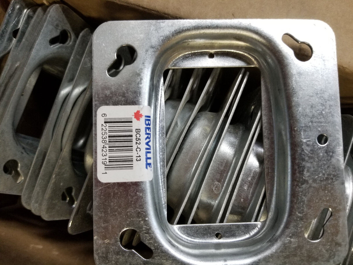 BOX OF 25PC - BC52-C-13 IBERVILLE 4" SQUARE BOX COVER