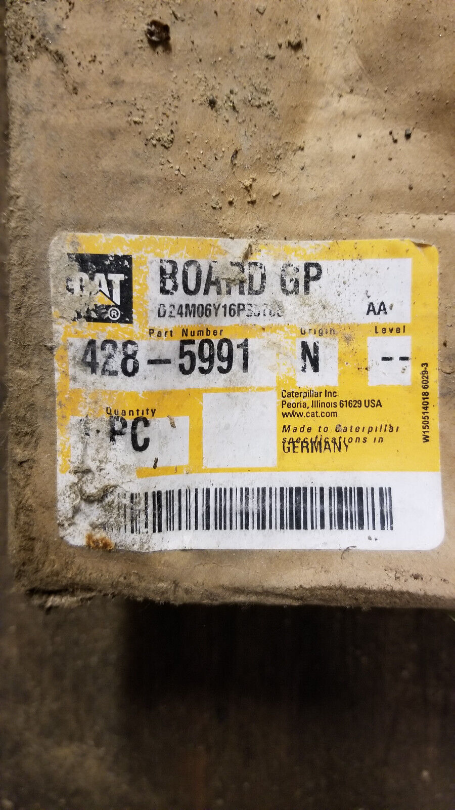 CATERPILLAR 428-5991 4285991 BOARD