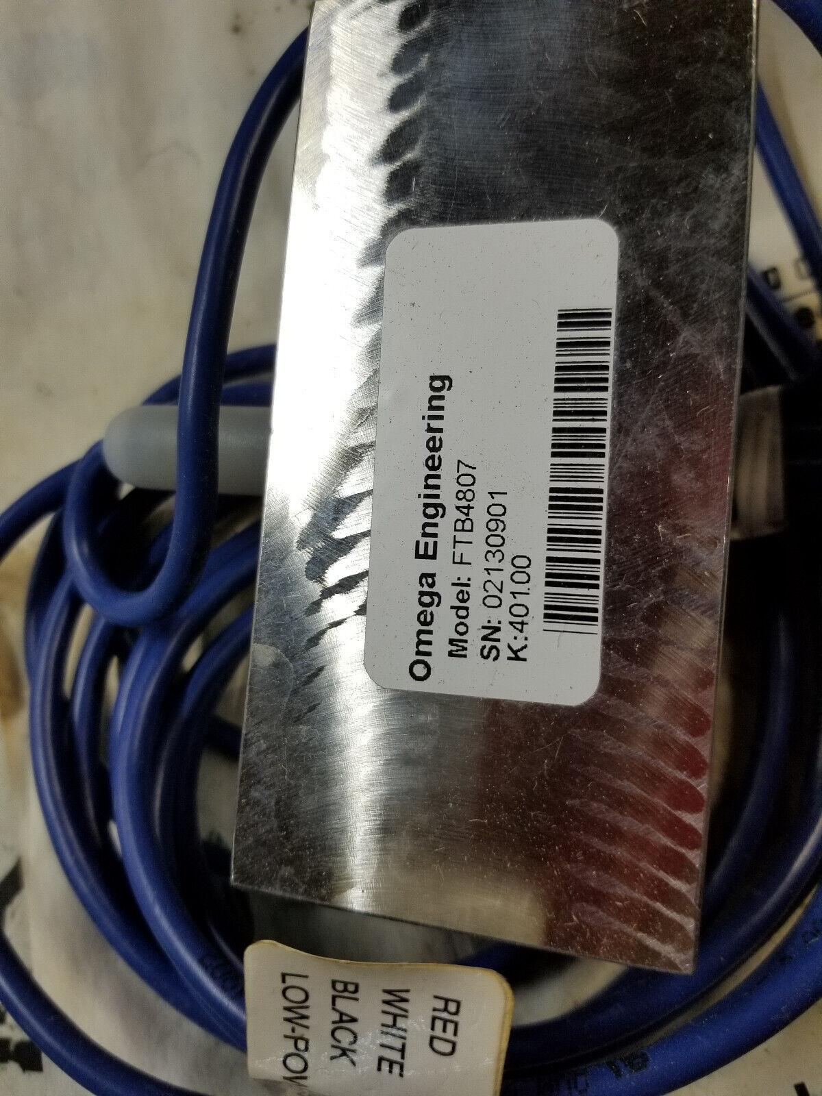 OMEGA ENGINEERING FTB4807 LOW FLOW LIQUID FLOWMETER