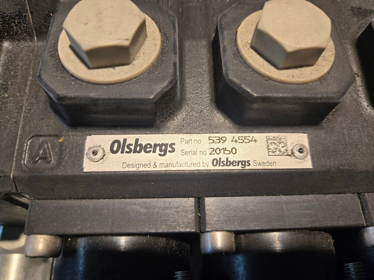 HIAB 5394554 HYDRAULIC CONTROL VALVE OLSBERGS 539 4554 C5A