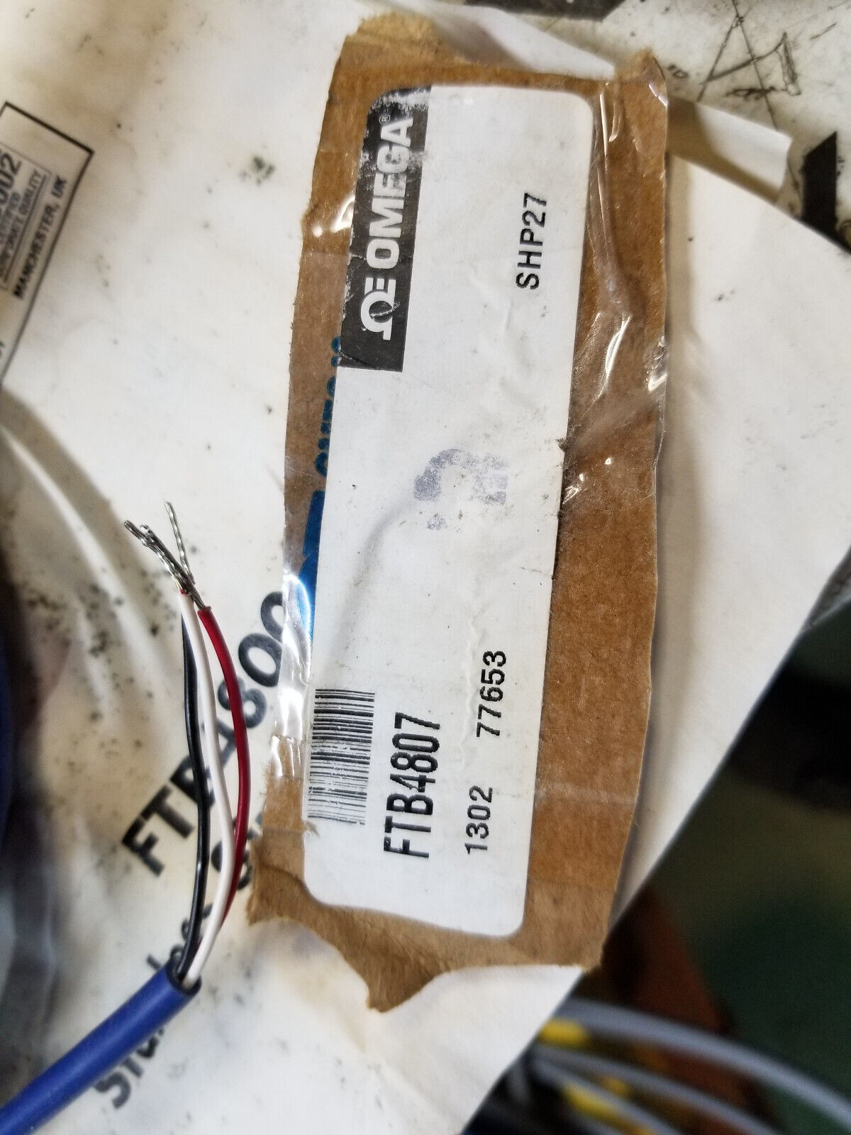 OMEGA ENGINEERING FTB4807 LOW FLOW LIQUID FLOWMETER