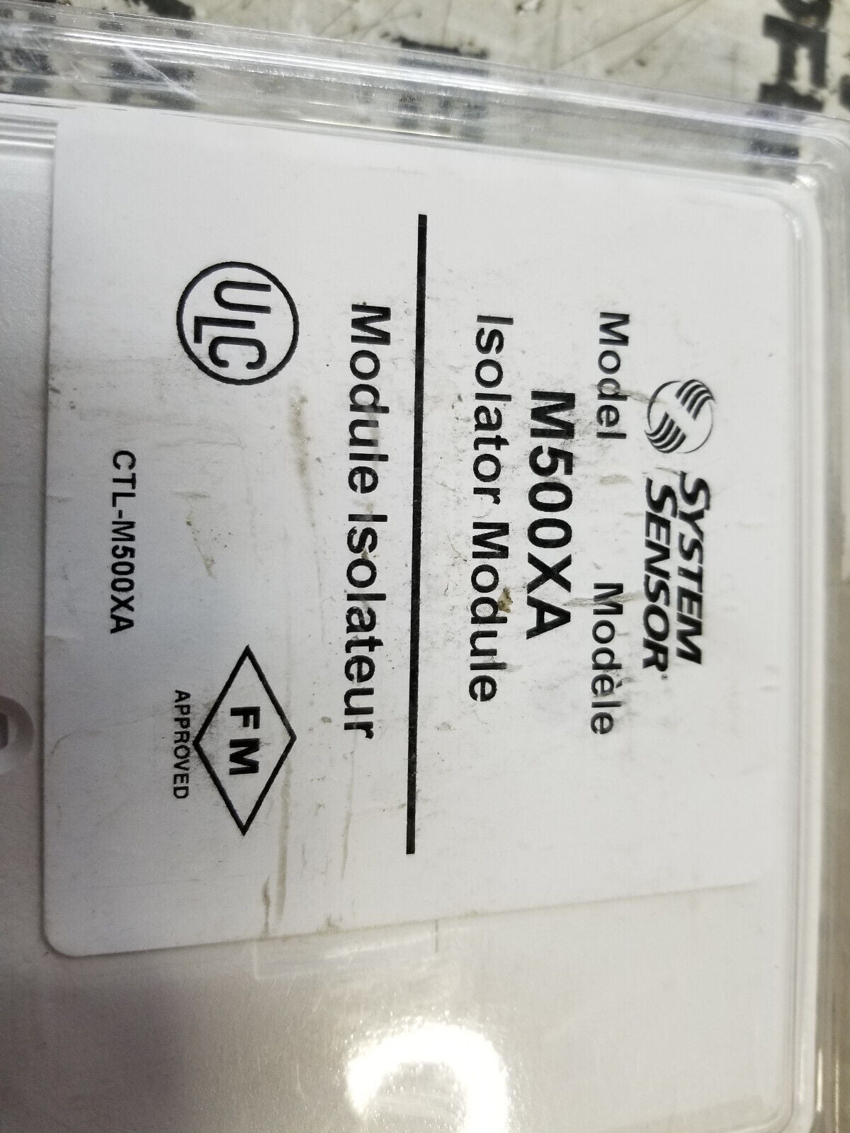 SYSTEM SENSOR M500XA FAULT ISOLATOR MODULE