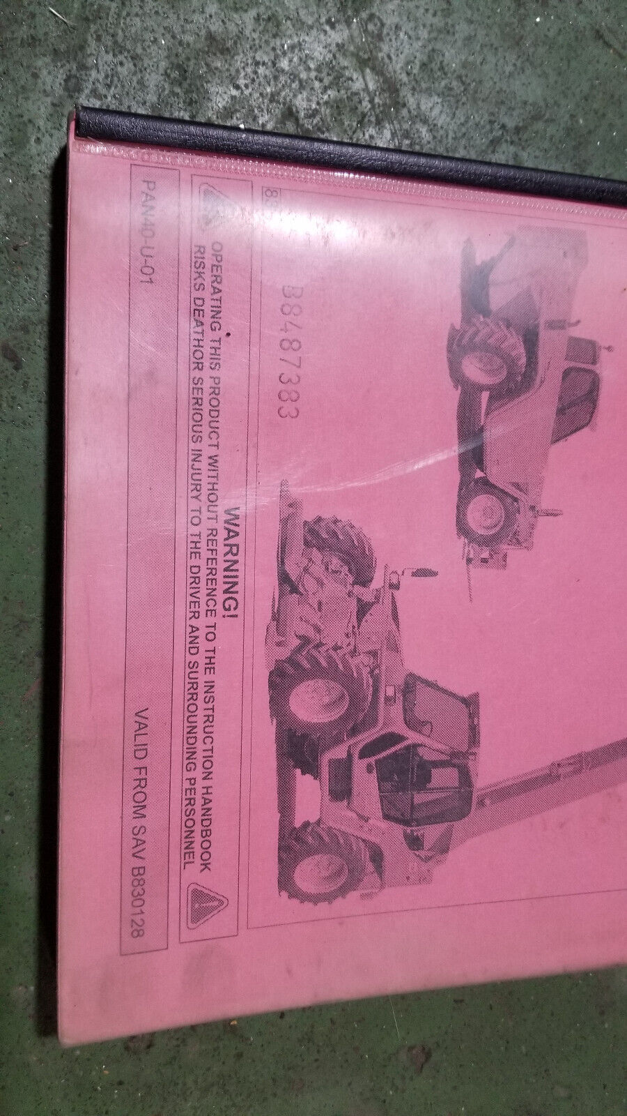 MERLO OPERATION AND MAINTENANCE BOOK P40.16 - P40.17 B8487383
