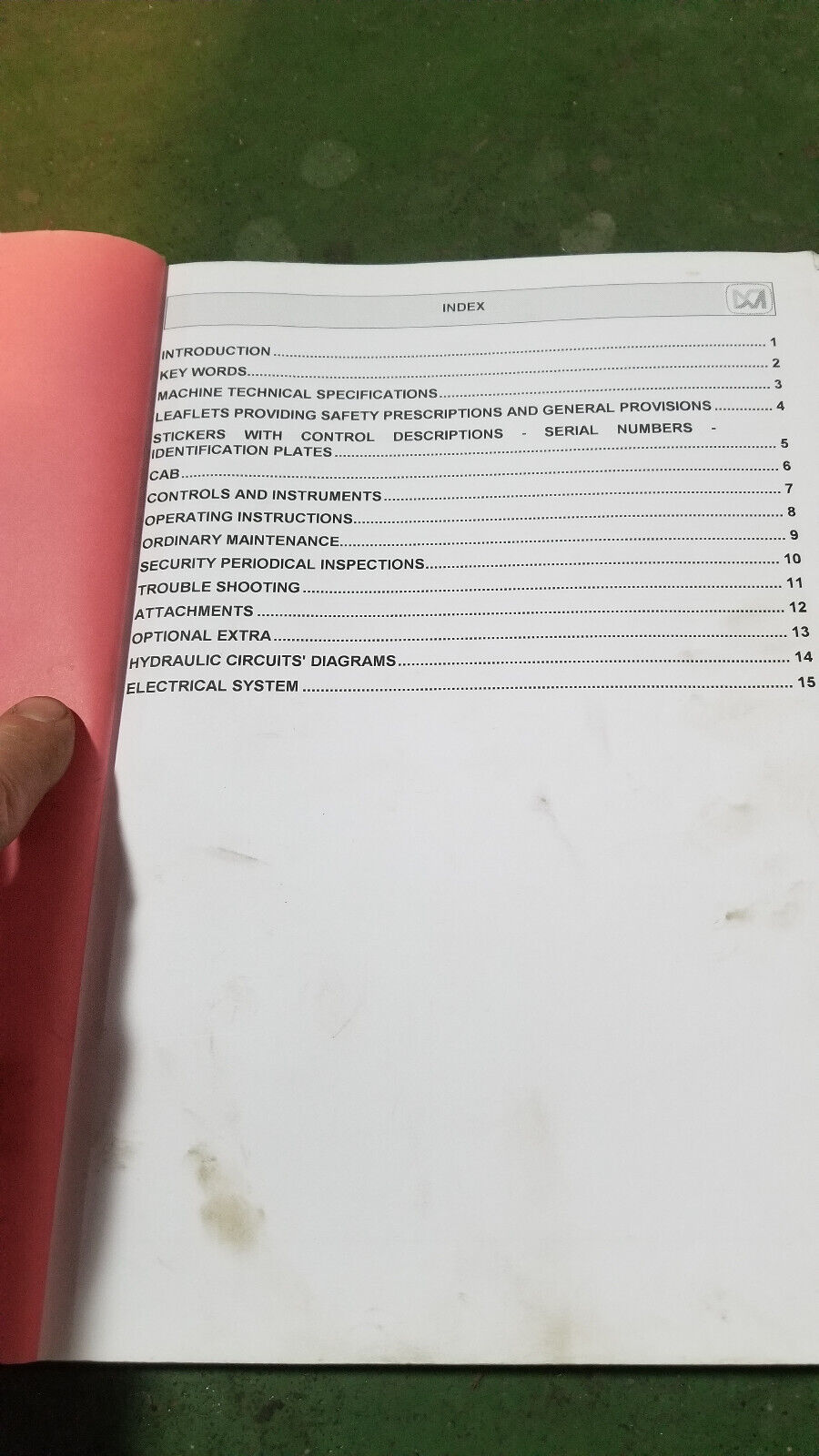 MERLO OPERATION AND MAINTENANCE BOOK P40.16 - P40.17 B8487383