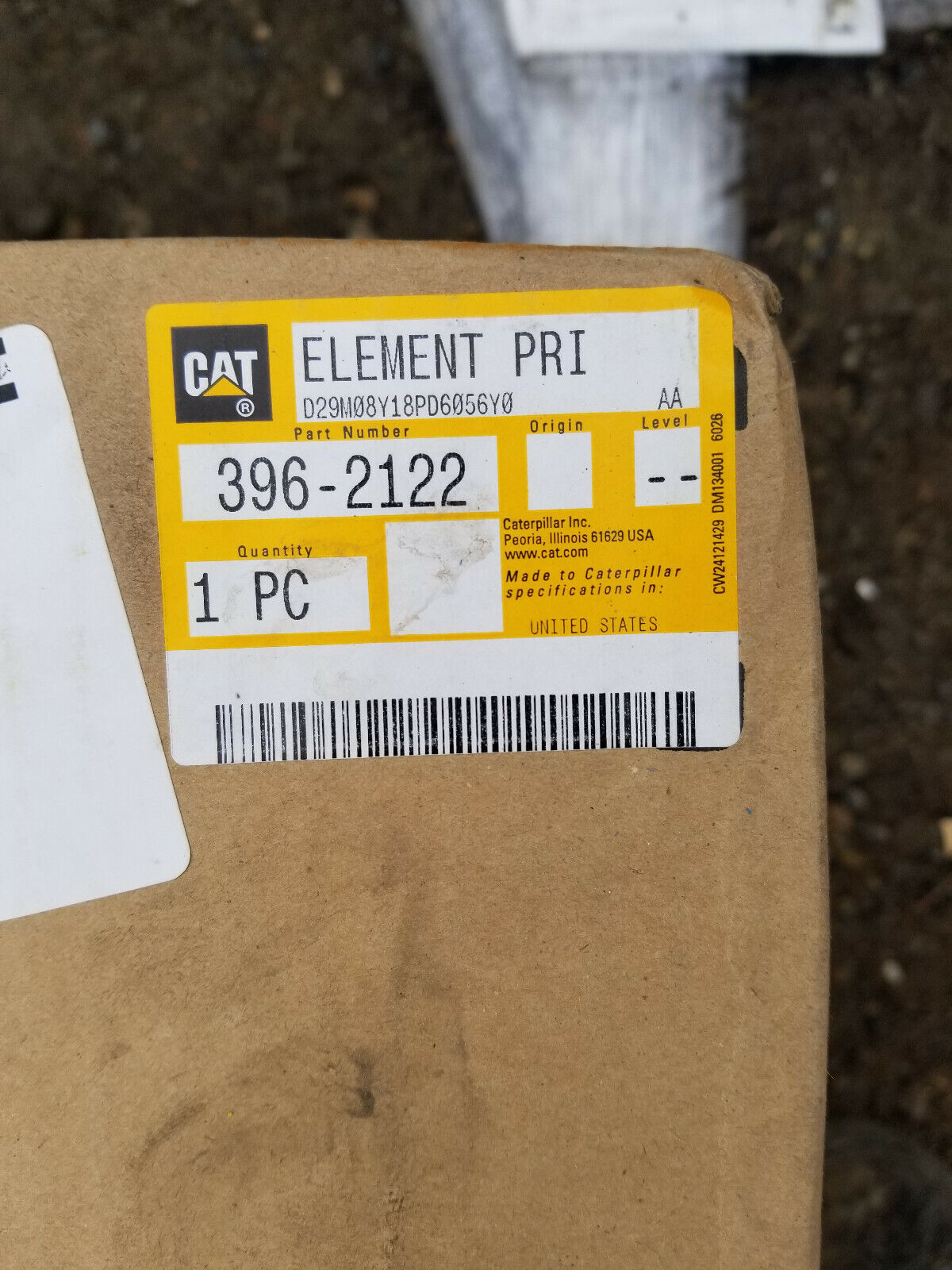 396-2122 CATERPILLAR AIR FILTER