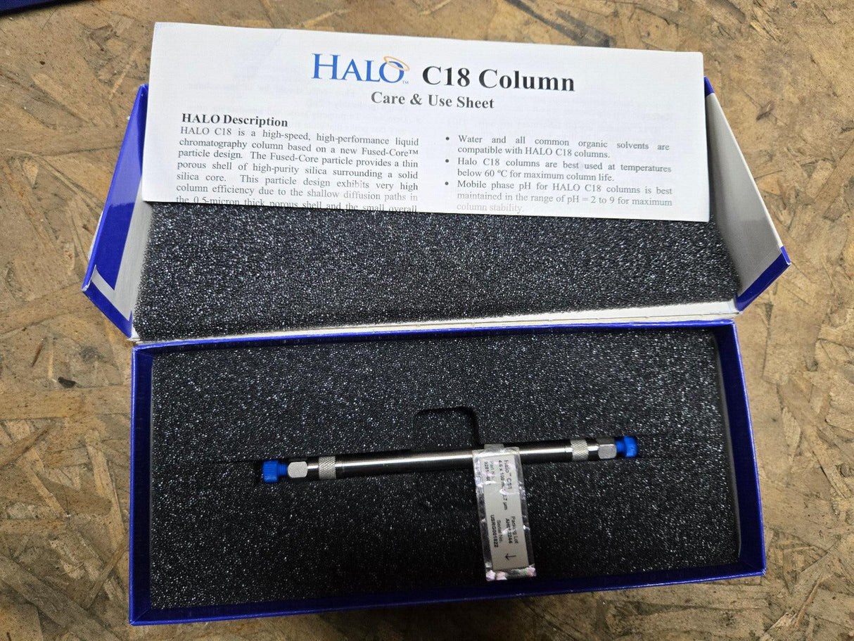 HALO 92814-602 C18 2.7 m, 100 x 4.6 mm HPLC Column REF AD366