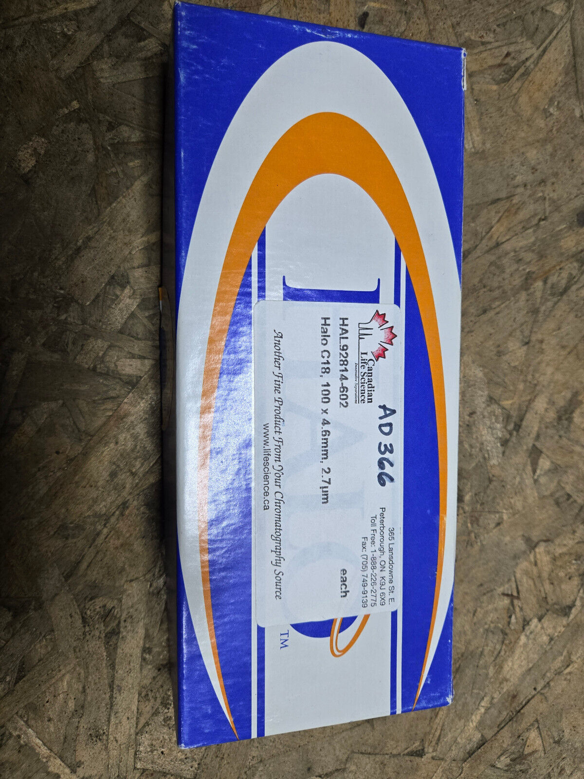 HALO 92814-602 C18 2.7 m, 100 x 4.6 mm HPLC Column REF AD366