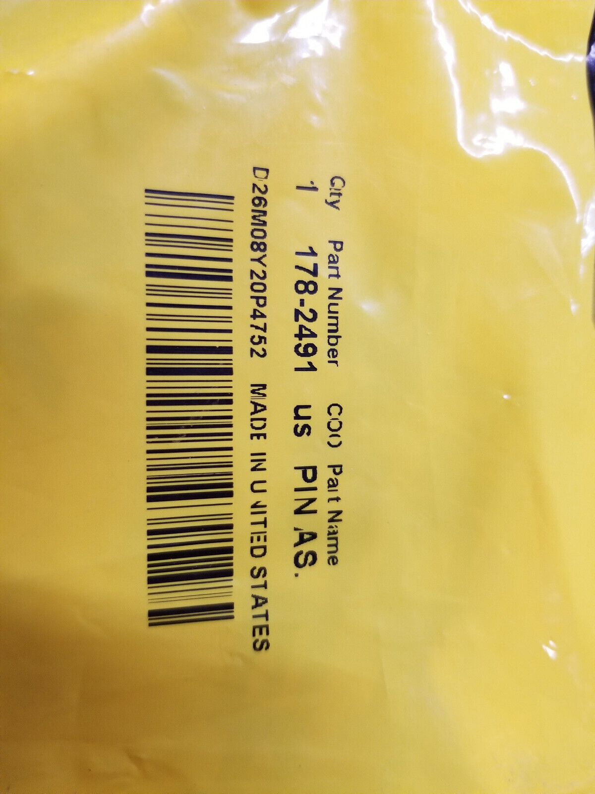 178-2491 CAT PIN ASSEMBLY 1782491