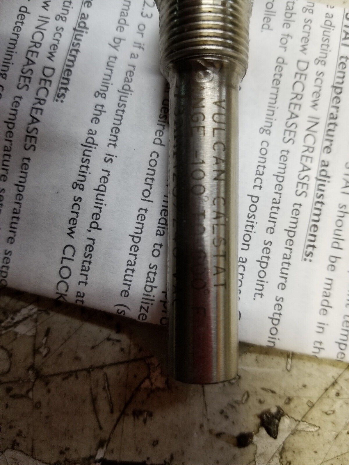 VULCAN 2E942 THERMOSTAT 100-500 DEG F, 3/8 NPT