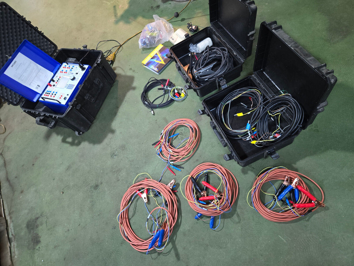 ISA CBA-1000 Circuit Breaker Analyzer with Cases - Built In Pure DC Microhmmeter