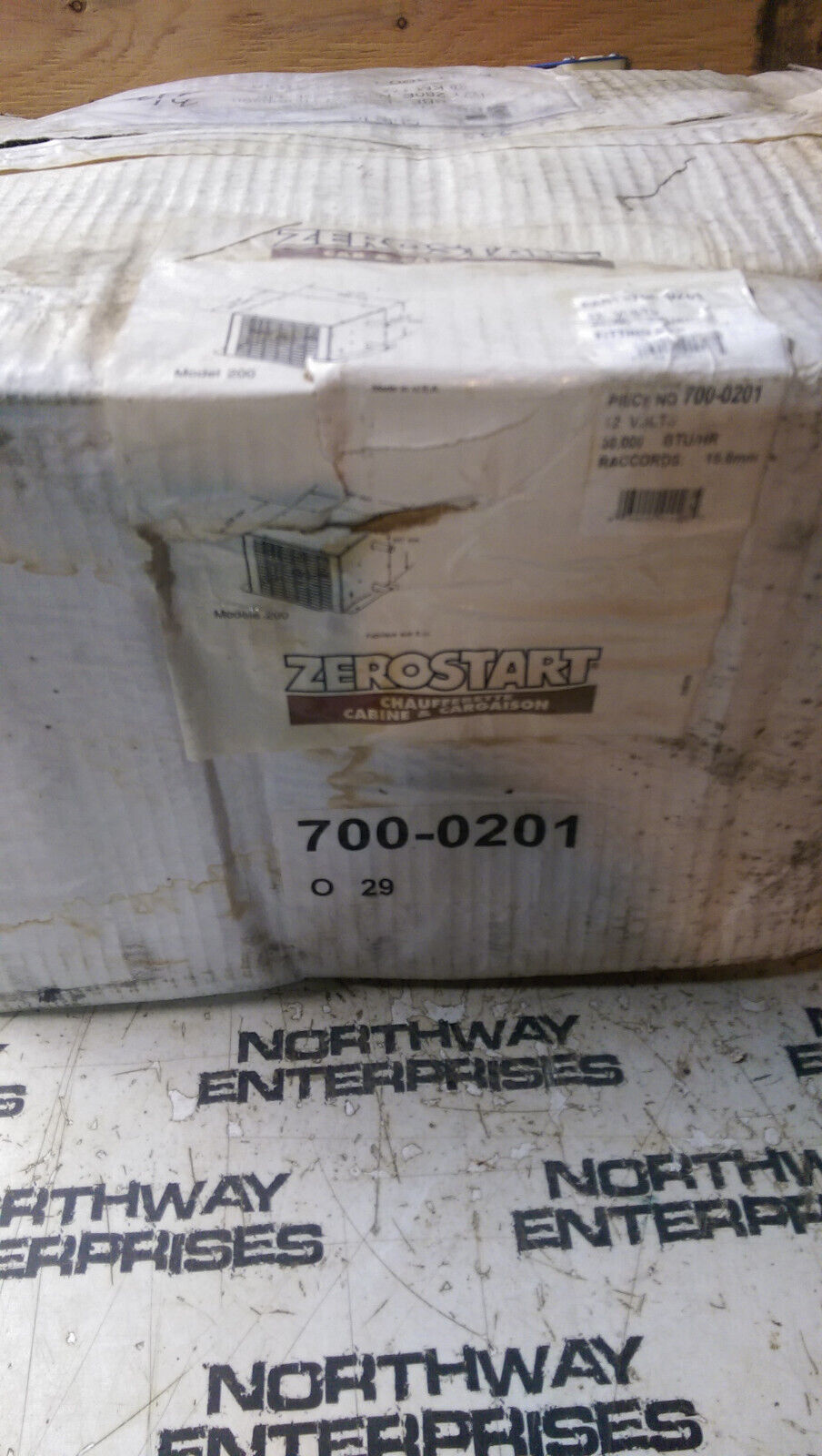 ZEROSTRART 700-0201 30000 Btu 12V Heater