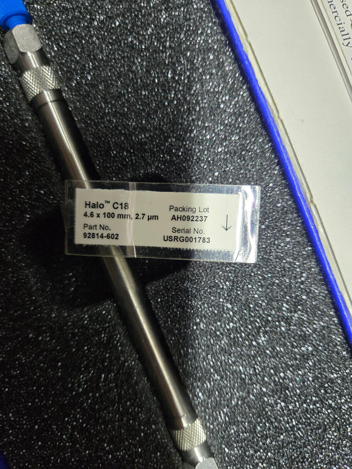 HALO 92814-602 C18 2.7 m, 100 x 4.6 mm HPLC Column