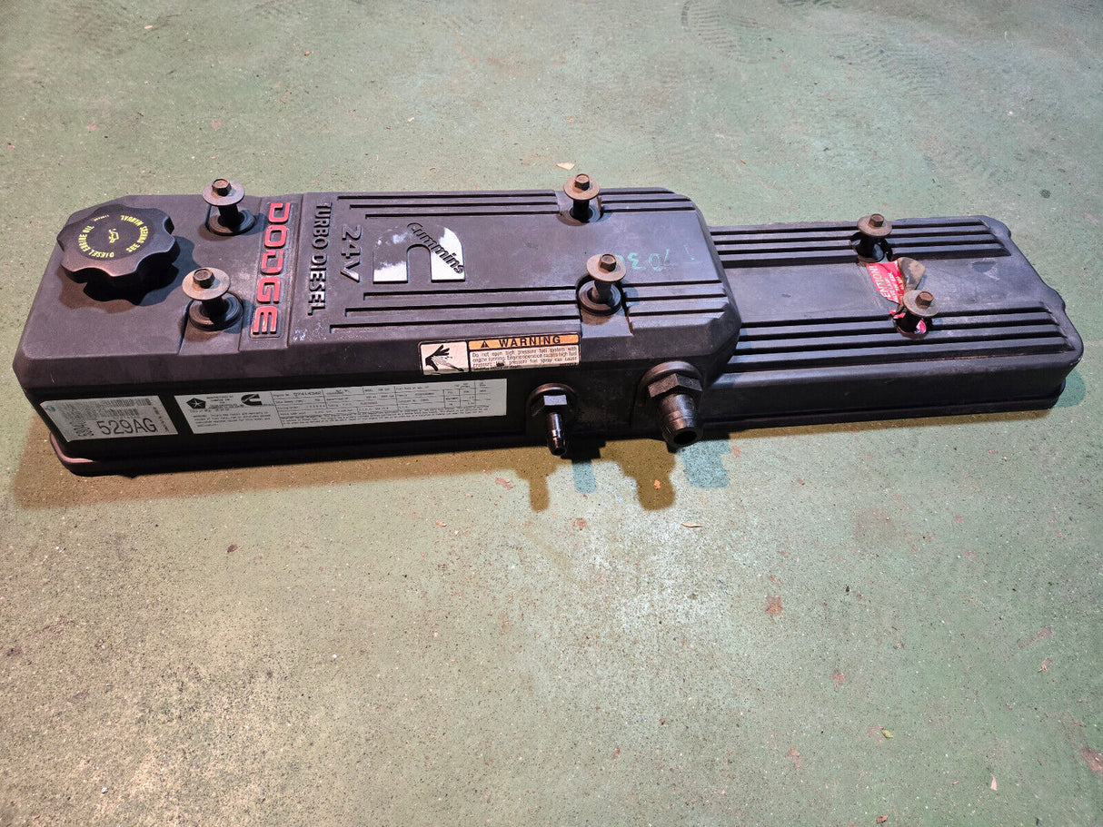 Dodge Ram 5.9L Cummins USED VALVE COVER ASSEMBLY 2005-07 4931453 4931454 REV013