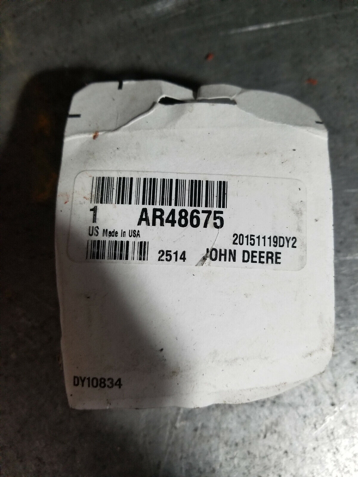 AR48675 JOHN DEERE THERMOSTAT