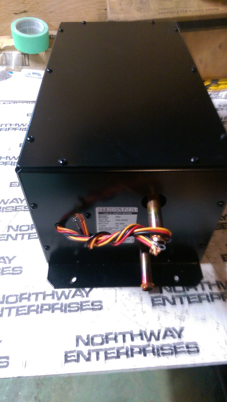 ZEROSTRART 700-0302 Model 300 Cab & Cargo Heater 12V 40,000 BTU 5/8" Hose