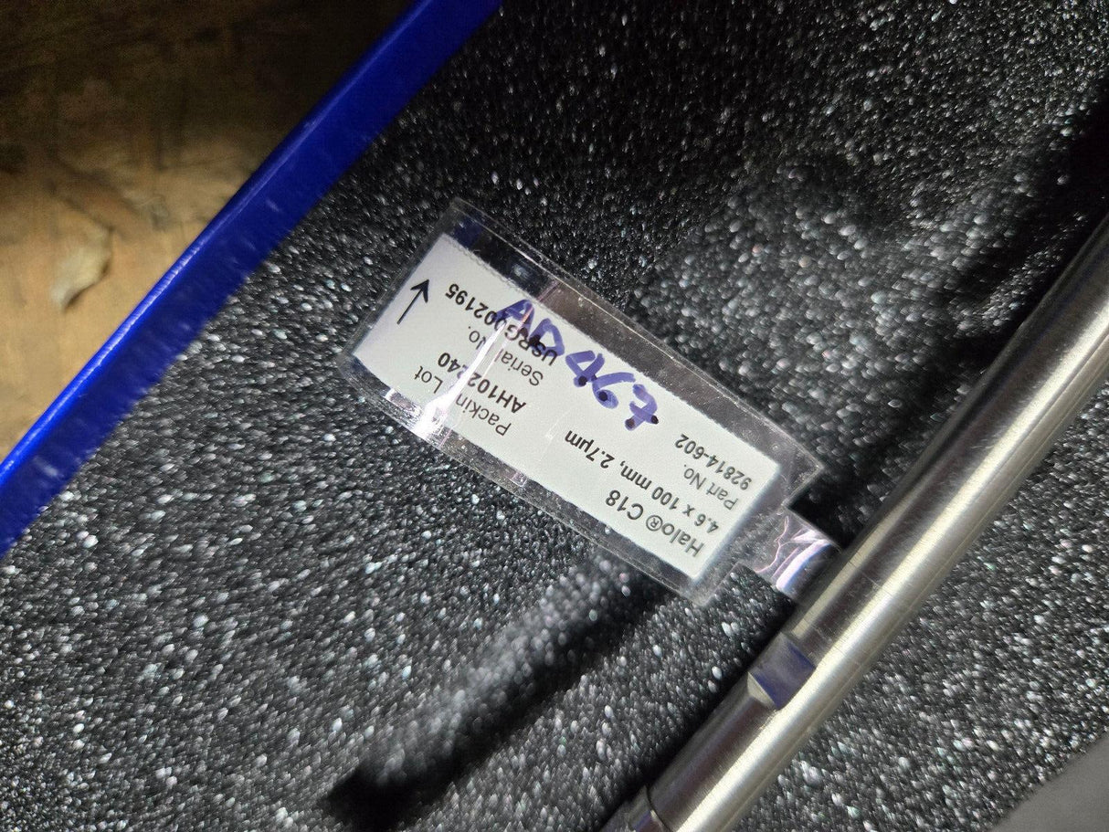 HALO 92814-602 C18 2.7 m, 100 x 4.6 mm HPLC Column AD467