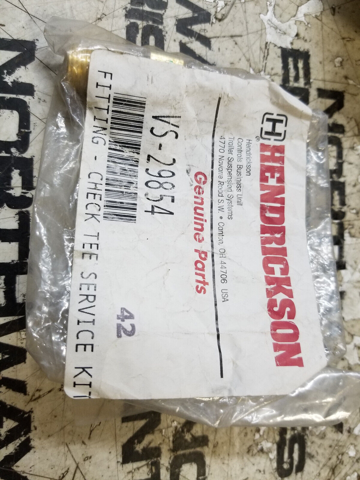 Hendrickson VS-29854 Tee Fitting