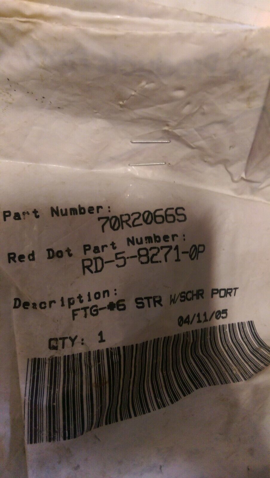 RedDOT 70R2066S / RD-5-8271-0P