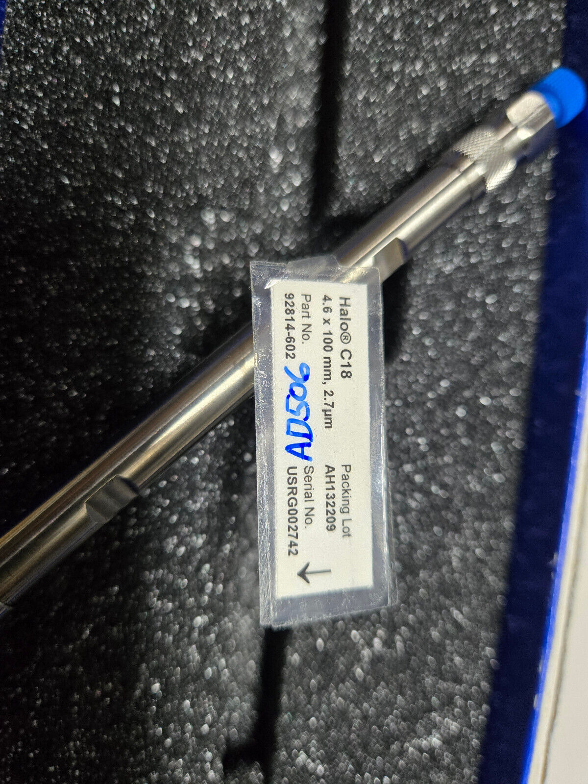 HALO 92814-602 C18 2.7 m, 100 x 4.6 mm HPLC Column AD506