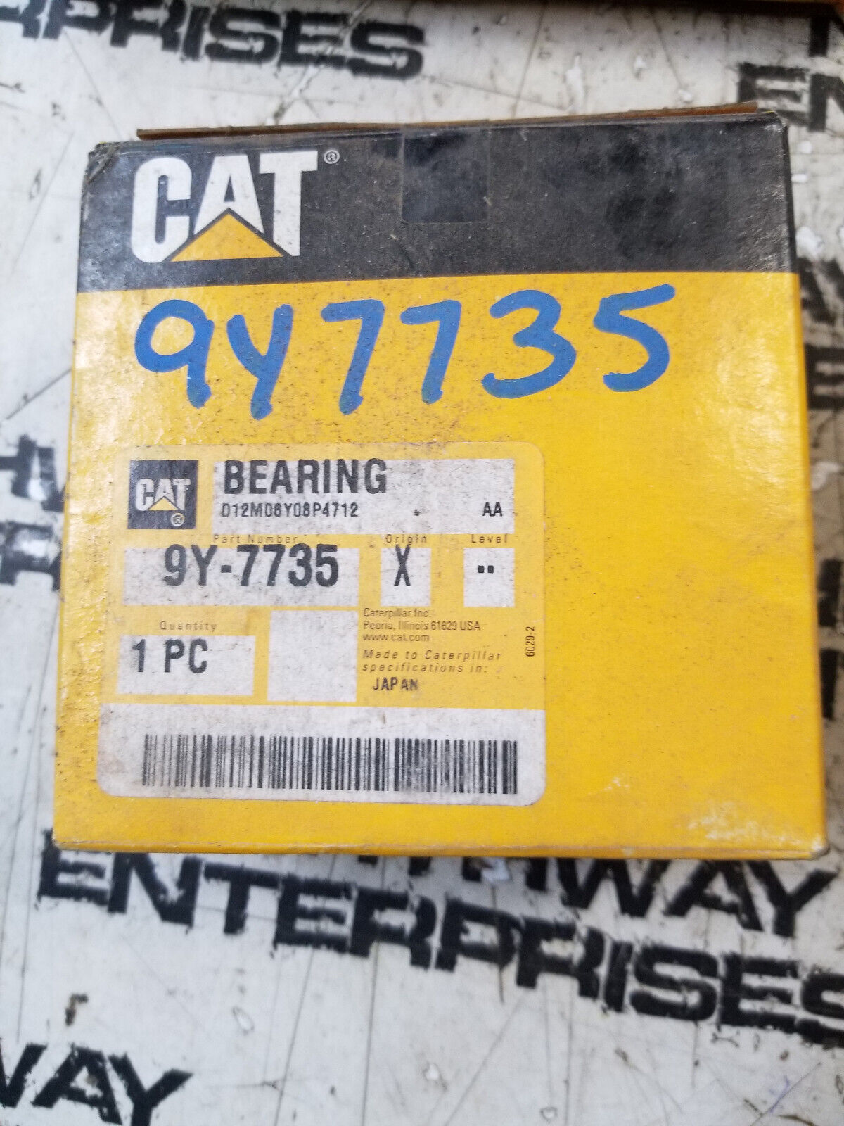 CATERPILLAR 9Y7735 CONNECTING ROD BEARING 9Y-7735