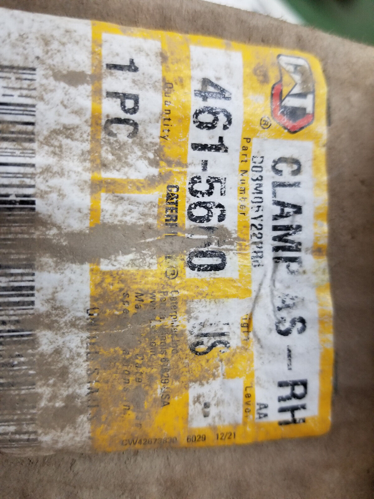 461-5660 CLAMP AS-RH 4615660