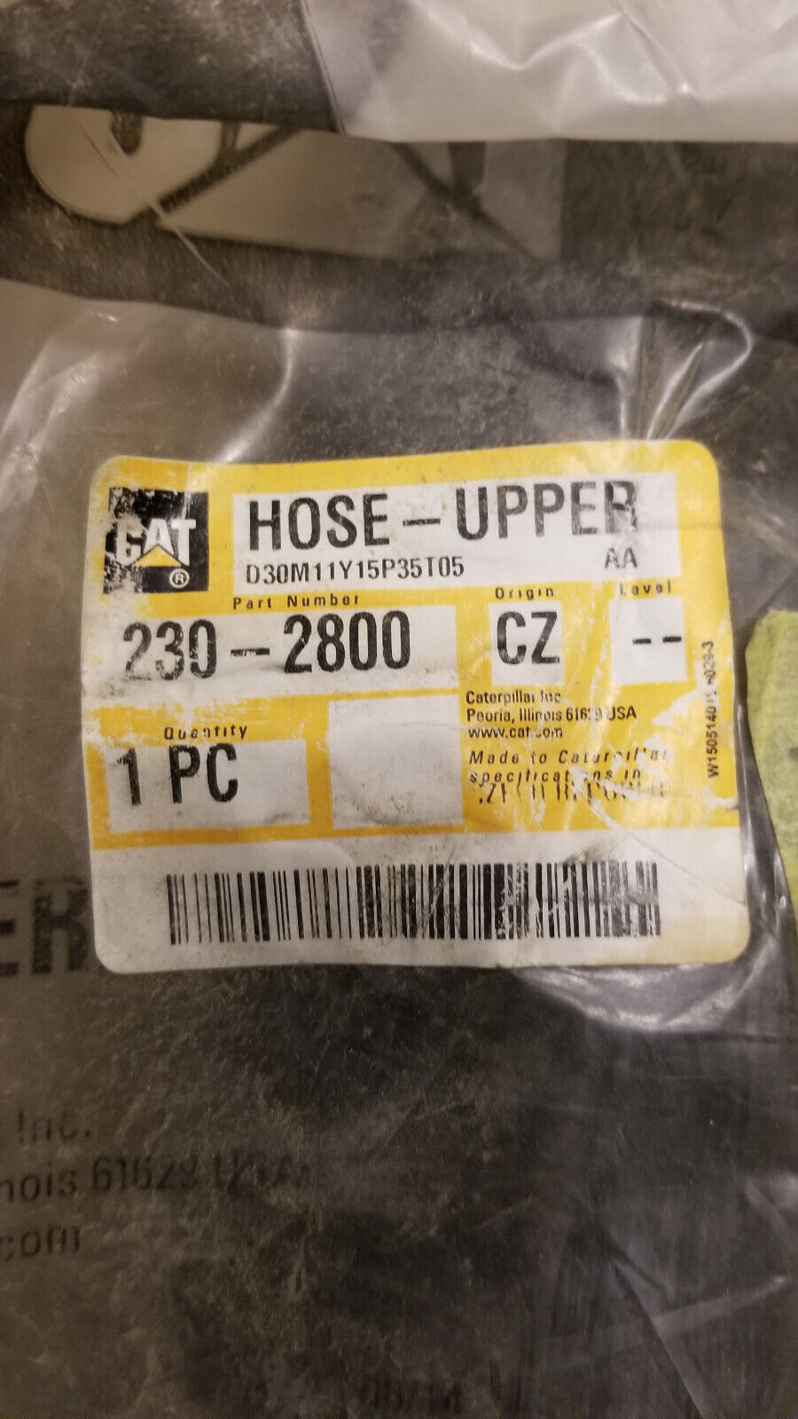 230-2800 CATERPILLAR HOSE 2302800