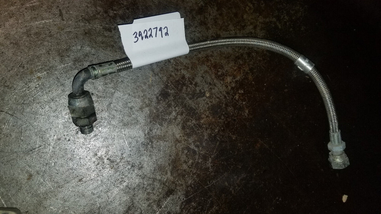 3922792 5.9L CUMMINS TURBO OIL FEED LINE