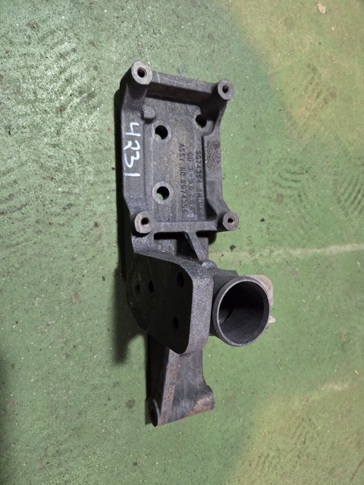 03-07 Dodge Ram Cummins 5.9L Engine 3974354 Ac compressor bracket 3974355