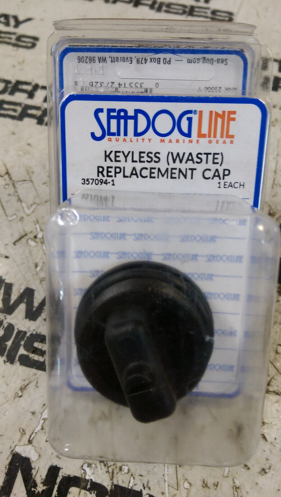 Sea-Dog 357094-1 SEA DOG NYLON CAP BLACK