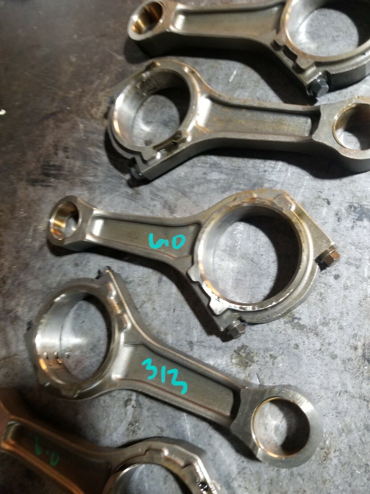 2003-2010 6.0l Powerstroke Used Connecting Rod Set of 8 6E7Z-6200-A