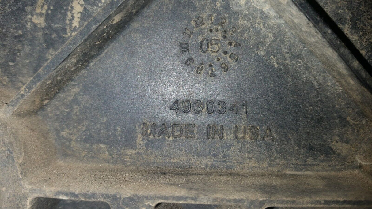 04-07 Cummins 24V 5.9L Engine PCM ECM Backing plate mounting bracket 4930341