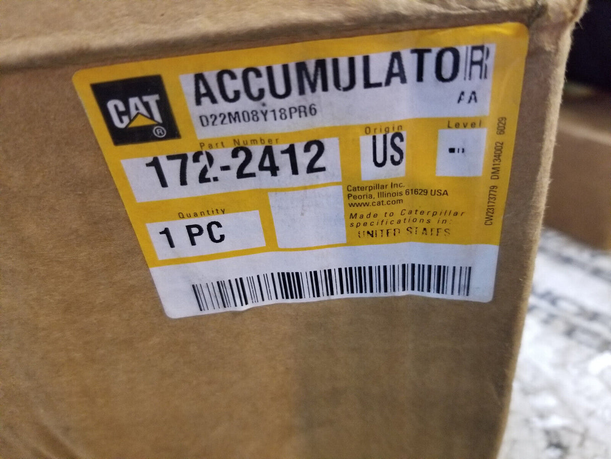 172-2412 0.75 Liter Compressed Nitrogen Gas Accumulator 1722412