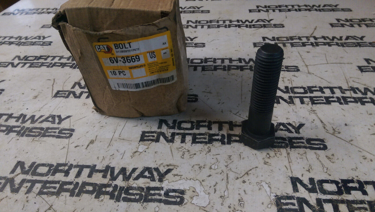 LOT OF 10 BOLTS CATERPILLAR 6V3669 BOLT 6V-3669