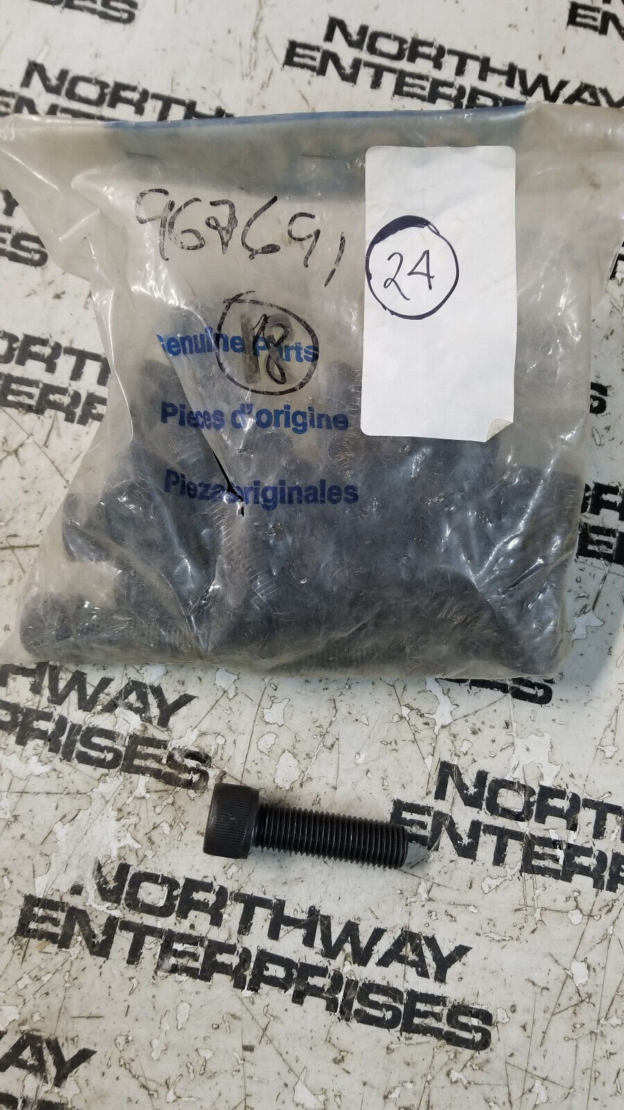 VOLVO SCREW BAG OF 18 SCREWS FOR ONE PRICE 967691 VOE967691