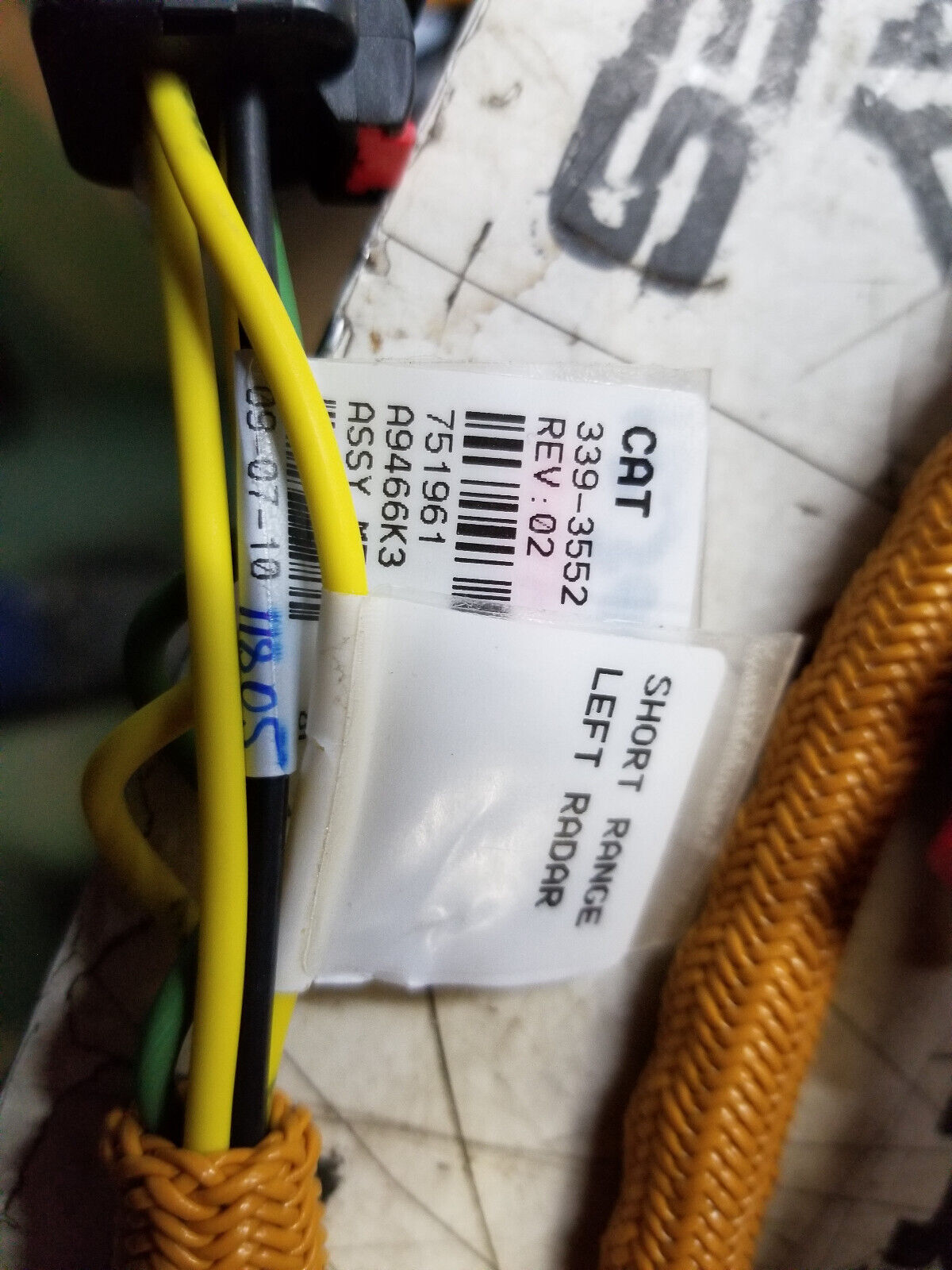 CAT 339-3552 3393552 RADAR HARNESS